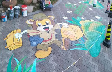 涡阳夏季画地面彩绘会遇到的问题