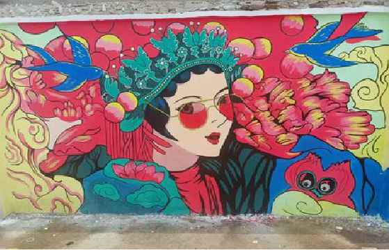 涡阳墙体彩绘-网红墙