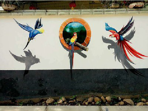 涡阳视觉错位-3D墙绘设计