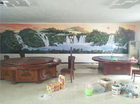 涡阳墙绘-写实风景