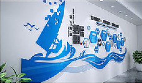 涡阳海浪主题文化墙如何设计？