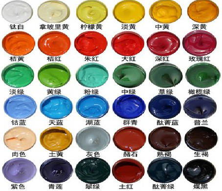 涡阳墙绘颜色的选择有讲究。