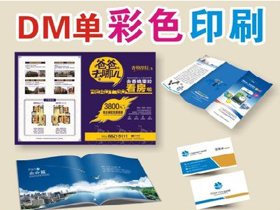 涡阳单页印刷，色彩搭配简单。