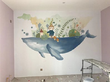 涡阳手绘墙的特点及优势。